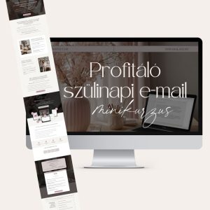Profitáló szülinapi e-mail kurzus